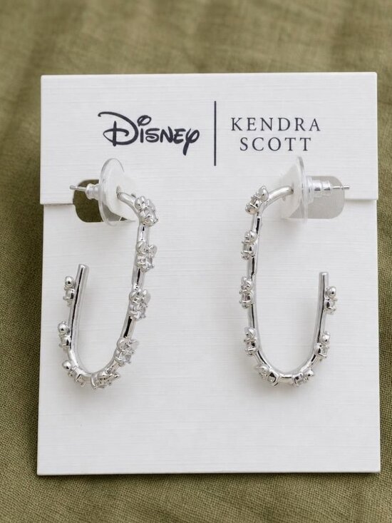 Kendra Scott Jewelry - Kendra Scott Disney Silver Mickey & Minnie Hoop Earrings